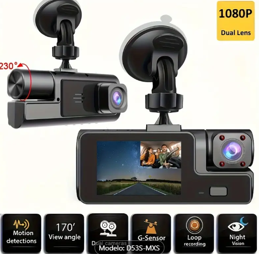 Cámara para auto HD 1080P