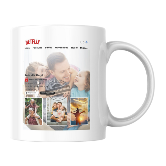 Taza: Película Celebra a tu Papá