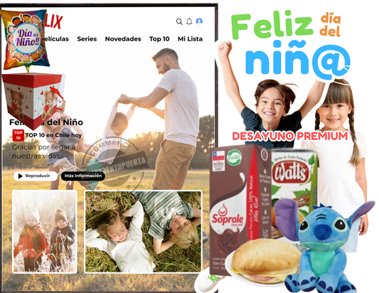 Kit Aniversario Dia del Niño+ Cuadro Fotografiado Personalizado!!