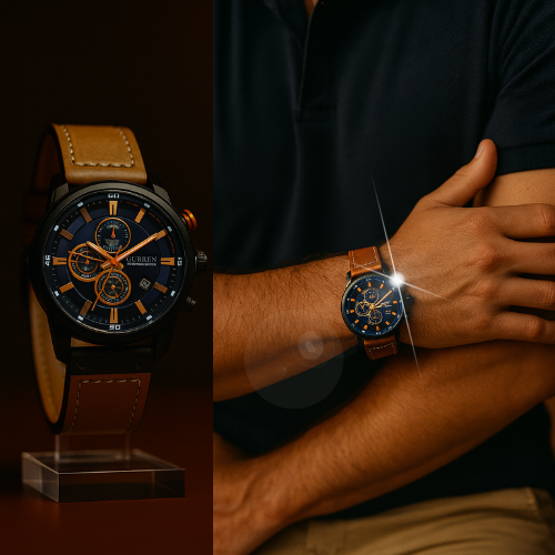 Reloj masculino CURREN con cronografo